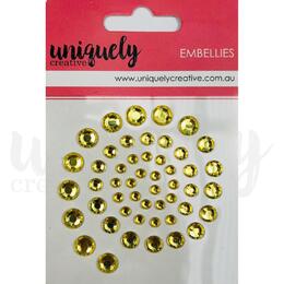 Kaisercraft Self Adhesive Rhinestones, 100 Per Package, Champagne, 12  Packets