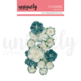 Uniquely Creative - Flowers Dusty Teal