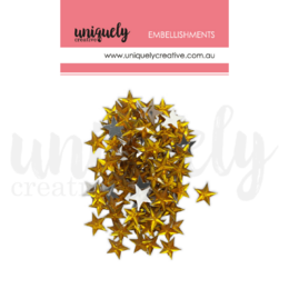 Uniquely Creative Embelishments - Gold Stars