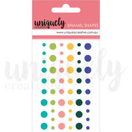 Uniquely Creative - Rainforest Retreat Enamel Dots 54/pk