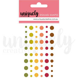 Uniquely Creative - Autumn Enamel Dots
