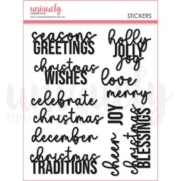 Uniquely Creative - A Christmas Dream Puffy Stickers