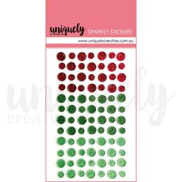 Uniquely Creative - Christmas Sparkly Stickers