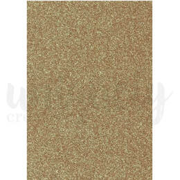 Uniquely Creative Glitter Cardstock A4 - Rose Gold