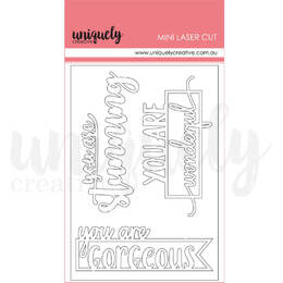 Uniquely Creative Mini Laser Cut - Gorgeous Girl
