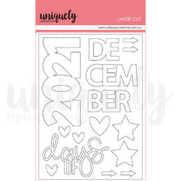 Uniquely Creative Laser Cut - Days of December