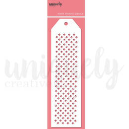 Uniquely Creative Mark Making Stencil - Grungy Lattice