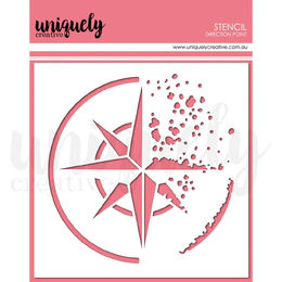 Uniquely Creative Stencil - Direction Point