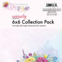 Uniquely Creative - Flowering Utopia 6 x 6 Cardstock Collection Pack