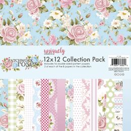Uniquely Creative Collection Pack 12x12 - Patchwork Roses