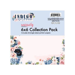 Uniquely Creative Collection Pack 6x6 - Indigo Bloom