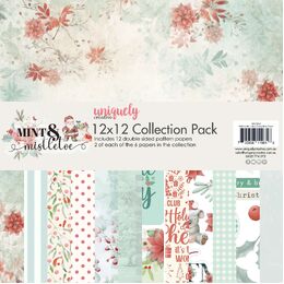 Uniquely Creative Collection Pack 12x12 - Mint & Mistletoe