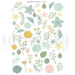 Uniquely Creative - Easter Foliage Cut-a-Part Sheet