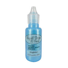 Ultimate Crafts Liquid Drops 3D Pearls - Kingfisher