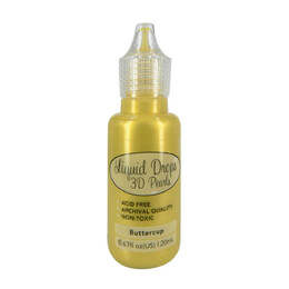 Ultimate Crafts Liquid Drops 3D Pearls - Buttercup