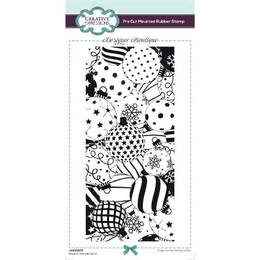Creative Expressions Designer Boutique Pre Cut Rubber Stamp - Bauble Wonderland