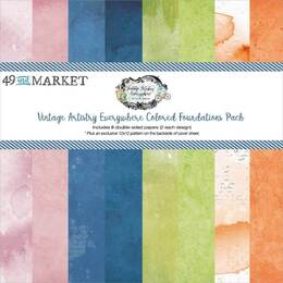 49 And Market Collection Pack 12"X12" - Vintage Artistry Everywhere Foundations