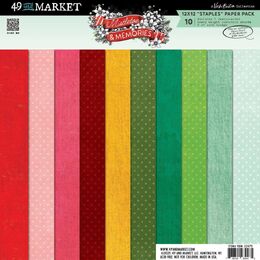 49 And Market Staples Pack 12"X12" - Mistletoe And Memories