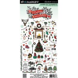 49 And Market Laser Cut Outs - Elements, Mistletoe And Memories