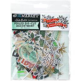 49 And Marketing Die-Cuts - Foiled, Mistletoe And Memories