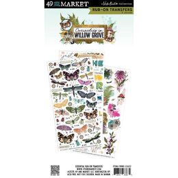 49 And Market Rub-On Transfer Set - Essential, Curiosities In Willow Grove