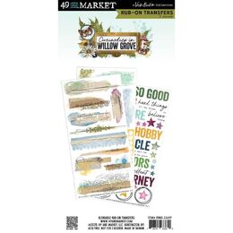 49 And Market Rub-On Transfer Set - Blendable, Curiosities In Willow Grove