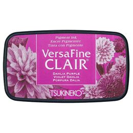 Tsukineko VersaFine Clair Pigment Inkpad - Dahlia Purple VF-CLA-104
