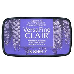 Tsukineko VersaFine Clair Pigment Inkpad - Wisteria Purple VF-CLA-105