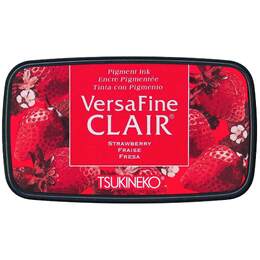 Tsukineko VersaFine Clair Pigment Inkpad - Strawberry VF-CLA-202
