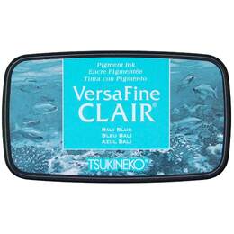 Tsukineko VersaFine Clair Pigment Inkpad - Bali Blue VF-CLA-605