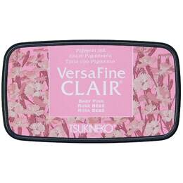 Tsukineko VersaFine Clair Pigment Inkpad - Baby Pink VF-CLA-802