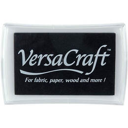 Tsukineko VersaCraft Ink Pad - Real Black VK-182