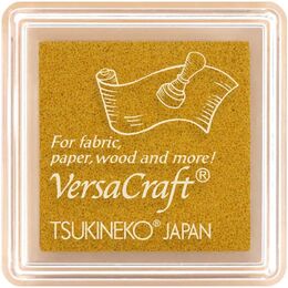 Tsukineko VersaCraft Mini Ink Pad - Mustard Yellow VK-SML-212