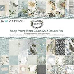 49 And Market Collection Pack 12"X12" - Vintage Artistry Moonlit Garden