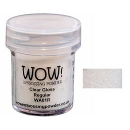 Wow! Embossing Powder Regular 15ml - Clear Gloss