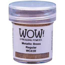 Wow! Embossing Powder Regular 15ml - Metallic Brass