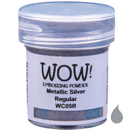 Wow! Embossing Powder Regular 15ml - Metallic Silver