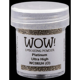 Wow! Embossing Powder Ultra High 15ml - Platinum
