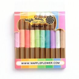 Waffle Flower Shader Brush 1+ Double-ended Rainbow Pack WFT054