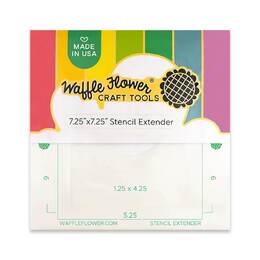 Waffle Flower - Stencil Extender (7.25x7.25) WFT078