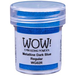 Wow! Embossing Powder 15ml - Metalline Dark Blue