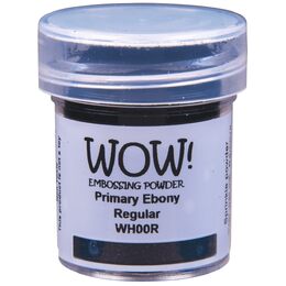 Wow! Embossing Powder Regular 15ml - Ebony