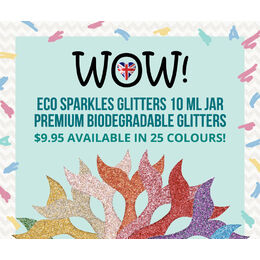 Wow! Embossing Eco Sparkles Glitter - Biodegradable Glitter