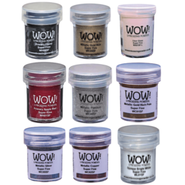 WOW! Embossing Powders 15ml  Super Fine Grade (Choose Colour)