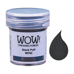 Wow! Embossing Powder 15ml - Black Puff UH (special grade)