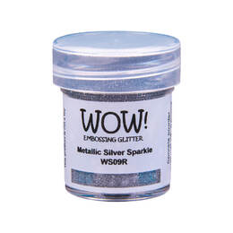Wow! Embossing Glitter 15ml - Metallic Silver Sparkle