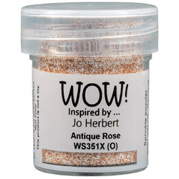 Wow! Embossing Glitter 15ml - Antique Rose (by Jo Herbert)