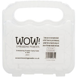 WOW! Embossing Powder Storage Case (Empty) - Holds 6 ZAC6