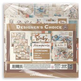 Stamperia Mini Pad, Ephemera And Die Cuts - Baby ZBNL21