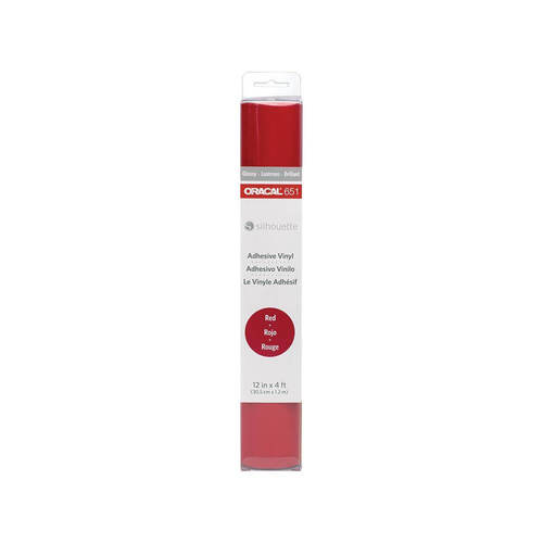 Oracal 651 Vinyl For Silhouette - Red 30cm x 1.2m